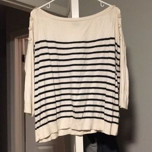 Theory cotton/cashmere blend sweater